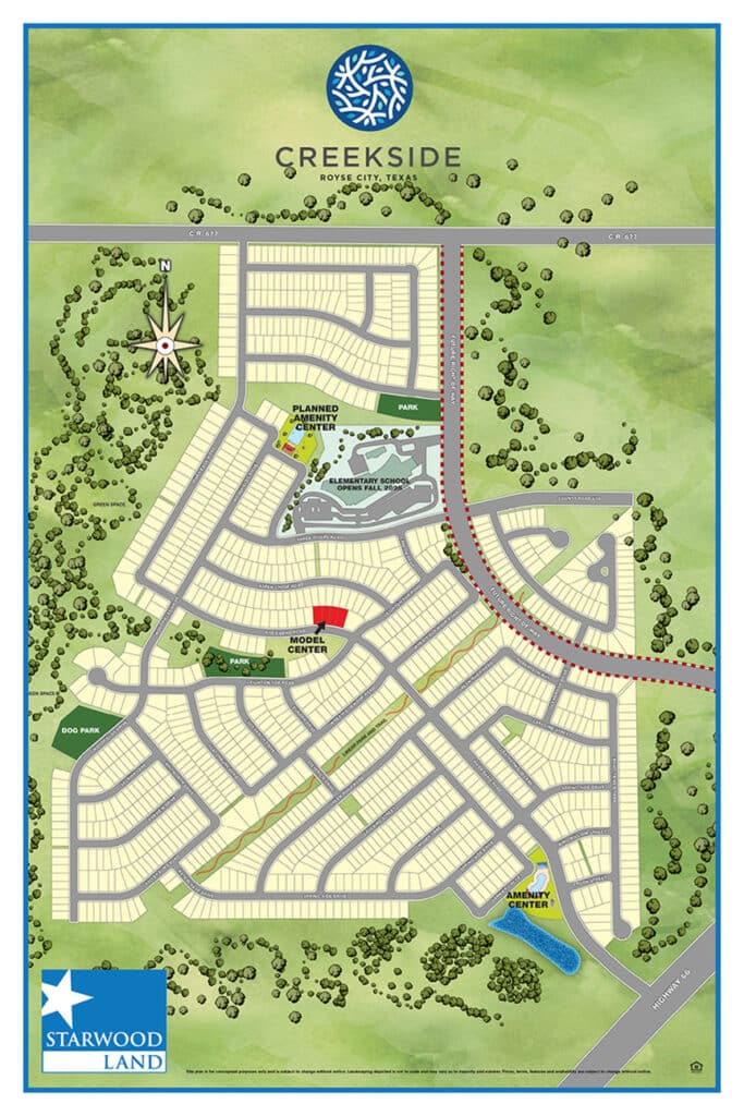 Creekside Site Plan
